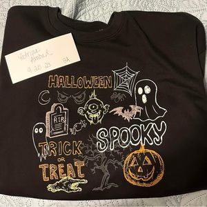 Living Fully Mallory Ervin Halloween 2XL heavy sweatshirt